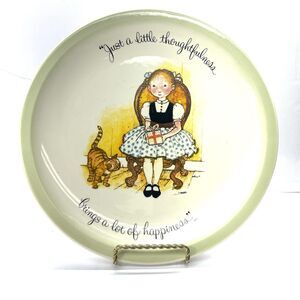 Vintage 1972 Holly Hobbie Collector's Plate  10.25"